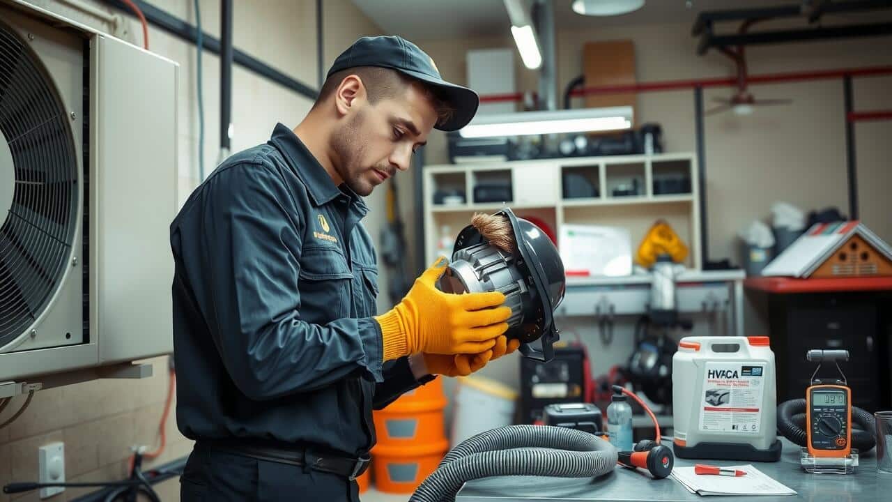 Blower Motor Cleaning