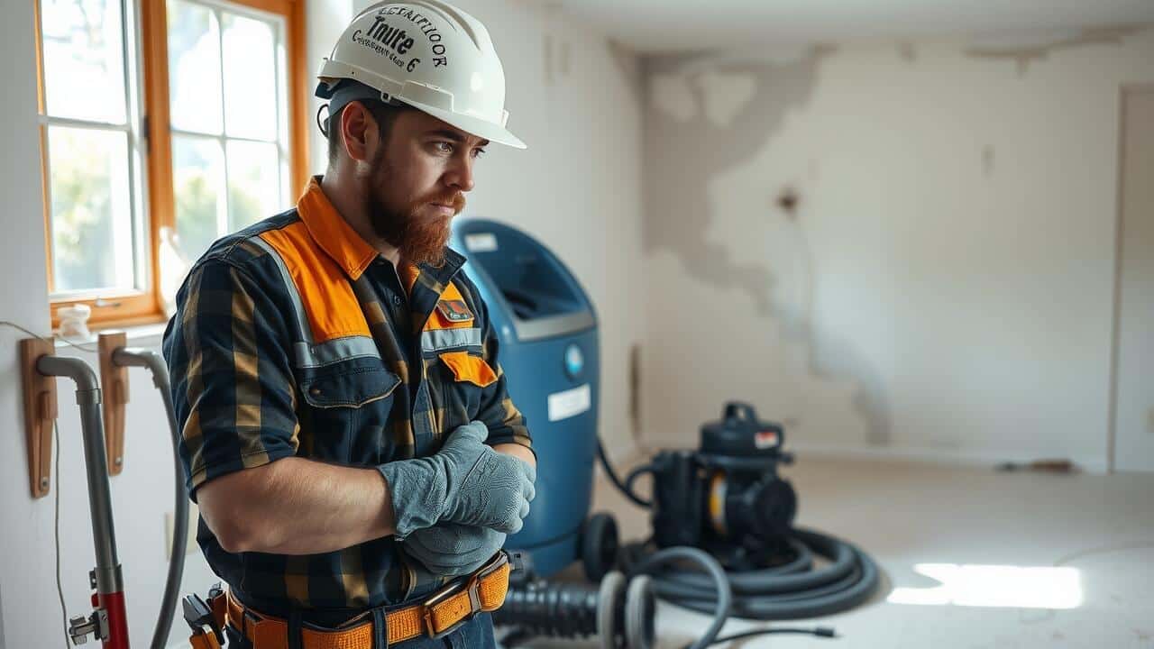 Water damage restoration service